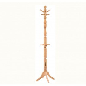 Resim Masifart Jaylyn Sabit Tornalı Askılık Cilasız Ham Ahşap 