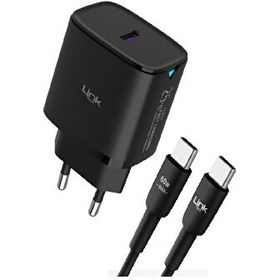 Resim Linktech C311 25 W Pd Type-c To Type-c Kablolu Şarj Aleti Set 