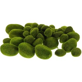 Resim Yaozixa Yeşil Köpük Simülasyon Moss Taşı Dekorasyon Seti 30küçük+5orta+8büyük - Bonsai, Mikro Peyzaj, Fotoğraf Jeketi Ve Bahçe Aksesuarı 
