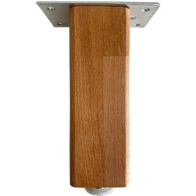 Resim Kale 23cm Ayarlı Ahşap Ayak Mobilya Masa Ve Dolap Ayağı 23cm Kayın/gürgen Ağacı 