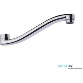 Resim Duvardan Mix Eviye Uzun Batarya Borusu- Mix Aplike Batarya Borusu 