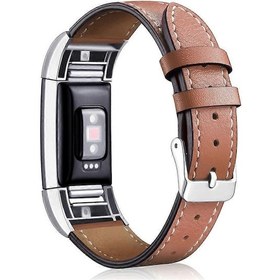 Resim Fitbit Charge 2 Deri Saat Kayışı Yedek Bilek Kayışı Yedek Parçası 