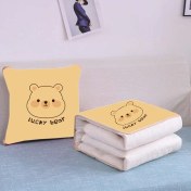 Resim Zhuque Üzerinde Logo Baskılı Ikisi Bir Arada Yastık Yorganı, Çok Fonksiyonlu Araba Kanepe Yastığı Yorganı (Yurt Dışından) 