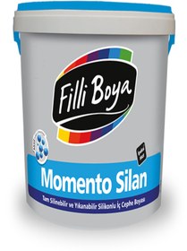 Resim Filli Boya Momento Silan Ipeksi Mat Tam Silikonlu Iç Cephe Boyası 15 Litre 