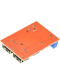 Resim Hobi Mekatronik LM2596S Çift USB Voltaj Düşürücü (6-40 GIRIŞ-5V 3A Çıkış) 