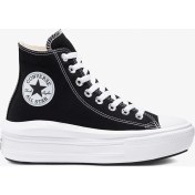 Resim Converse Chuck Taylor All Star Move Platform Hi Kadın Siyah Sneaker 