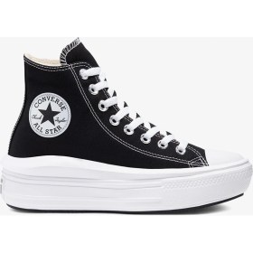 Resim Converse Chuck Taylor All Star Move Platform Hi Kadın Siyah Sneaker 
