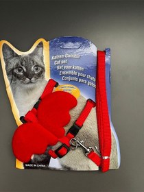 Resim Melek Kanatlı Kedi Göğüs Tasması Gezdirme İpi Takım Ayarlanabilir 