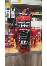 Resim 6 Kğ Yangın Tüpü Abc Kuru Kimyevi Tozlu Dolap 