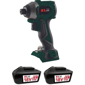 Resim Klpro Kldv18bh-80 18V/8.0Ah. 220nm Kömürsüz Şarjlı Torklu Darbeli Vidalama 