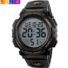 Resim 2xudc 1258.03 Skmei 1258 Şık Gri Erkek Dijital Saat 2019 Kauçuk Kayış Suya Dayanıklı Dijital Ekran Karakter Spor Reloj Izle (Yurt Dışından) 