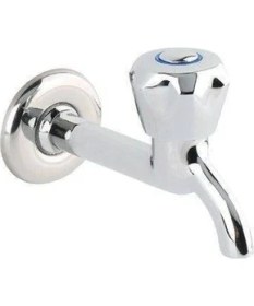 Resim Evim Shopping Klasik Musluk Uzun Başlık Kırmızı Sıcak Su Topbaş Topaç Koç Başlık Duvardan Tek Giriş TK60 