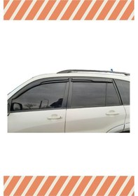 Resim Toyota Rav 4 2006-2012 Modellerine Uyumlu Özel 4'lü Mügen Tip Cam Rüzgarlığı 