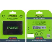 Resim Faster FS-512 Sata3 512 GB SSD 550/510 Mb/s Uzun Ömürlü Harddisk (4887) 
