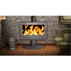 Resim Sefer Döküm Plazma Şömine Soba 109 Sds 