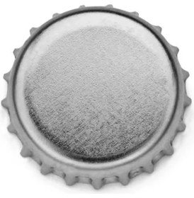 Resim Kombuçça Soda Gazoz Şişe Kapağı - Gold / Gümüş Taç Metal Teneke Kapak 250 Adet 