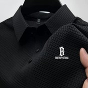 Resim ERKEK BENVEIM Gömlek - İş ve Golf Gömleği, Nefes Alabilen Hızlı Kuruma, Klasik Yaka Erkek Gömlek, Çok Amaçlı Giyim, Dokulu Desen, Kaliteli Yapım, Kısa Kollu Üst, Şık Profesyonel Kıyafet, Rahat Kesim, Ofis ve Günlük Kullanım 