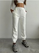 Resim Evyora 3 İplik Şardonlu Paça Lastikli Eşofman Beyaz İs001 Cok-renklı 