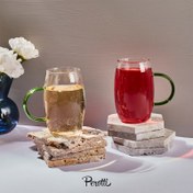 Resim Perotti Adai Borosilikat 2 Parça Kupa 300 ml 