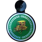 Resim HMNL Oto Resimlik Vantuzlu KLASİK ARABA YEŞİL 7 CM 