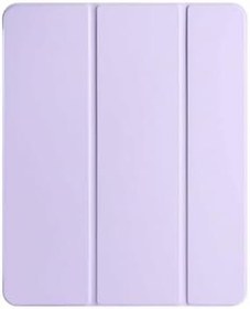 Resim iPad 10.9 inç 10.Nesil ile Uyumlu Fuchsia Smart Cover Standlı Katlanabilir Akıllı Tablet Kılıfı Lila 