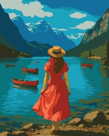 Resim Sayılarla Boyama Seti - Dağların Çağrısı - 80x100 