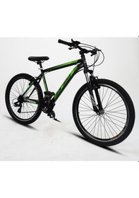 Resim Sarissa Moon 26" Jant Mtb Ön Amortisörlü Shimano 21 Vites V Fren Dağ Bisikleti Siyah Yeşil 