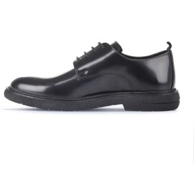 Resim Bueno Shoes Siyah Açma Deri Erkek Klasik Ayakkabı 07ma24094678 