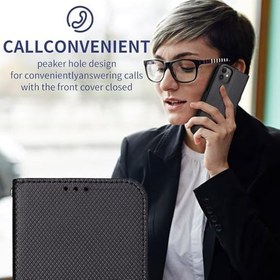 Resim Oscal Tiger 13 ile Uyumlu Manyetik Cüzdan Kılıf Dokulu Elmas Darbeye Dayanıklı PU/Deri Kitap Standları Kılıf Kapak 