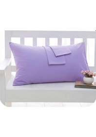 Resim %100 Pamuklu Ranforce Yastık Kılıfı - Mor - 2'li Set 50x70 - Mor 
