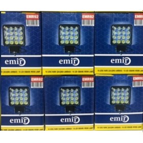 Resim 12v/24v Off Road 2 Li / Çalışma Lambası 16 Led Kare Projektör N11.1116 