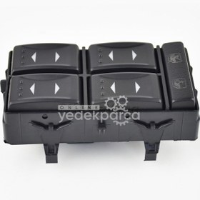 Resim İTHAL 3S7T14A132BA | Ford Mondeo 2001-2007 Ön Sol Cam Açma Düğmesi 4 Lü Yan Sanayi 