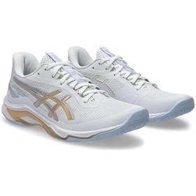 Resim Asics Netburner Ballistic Ff 4 Unisex Voleybol Ayakkabısı 1052a083-102 Beyaz Beyaz 