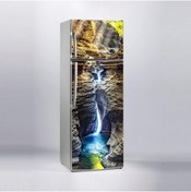 Resim Jasmin2020 Şelale3d Buzdolabı Sticker Kaplama Etiketi 