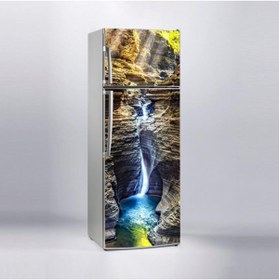 Resim Jasmin2020 Şelale3d Buzdolabı Sticker Kaplama Etiketi 