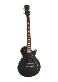 Resim New Orleans Nlp 1000mx Çift Humbucker Siyah Les Paul Akçaağaç Elektro Gitar 