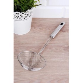 Resim Metal Haşlama Kızartma Yağ Kevgiri Sunum Servis Kevgiri Lüx Yağ Kevgiri 