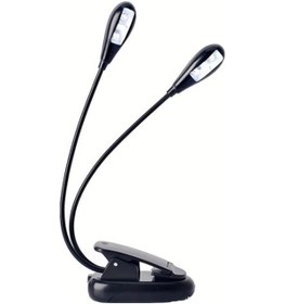 Resim Elmpaly 1 Adet Ayarlanabilir Klipsli Led Kitap Lambası - Taşınabilir Okuma Gece Lambası Ve Oda Dekoru Black Ahşap 