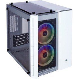 Resim Corsair Crystal 280X RGB Temperli Cam mATX Beyaz Bilgisayar Kasası 
