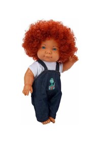Resim Sunman Kıvırcık Saçlı Curly Bebek 35 Cm 