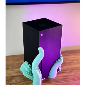 Resim Dlc 3d Design Xbox x Serisi Uyumlu Ahtapot Standı Ahtapot Tentacle Stand Xbox Series x Tentacle Dock Holder 