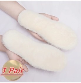 Resim Fochsia 2 Adet Yapıkürk Isıtıcı Tabanlık - Elektriksiz, Kokusuz, Beyaz, 36/4.5, Kışlık Kar Botu İçin, Rahat Tavşan Kürkü Dokunuşu, Unisex 