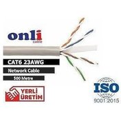 Resim Onli ER-6002 U-UTP 23 AWG CCA CU 500 Metre Cat6 Kablo 