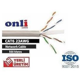 Resim Onli UTP 23 AWG CCA 500 Metre Cat6 Kablo 