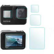 Resim Ayex Hero 8 Temperli Cam Ekran Koruyucu Gopro Hero 8 Uyumlu 