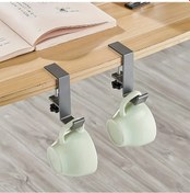 Resim Willowhaven 2 Paket Beyaz Deliksiz Alüminyum Masa Askısı Kulaklık Okul Çantası Askılık Diğer 