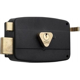 Resim Yuma Oval Tirajlı Kilit Siyah 