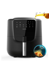 Resim CECOTEC Cecofry Rain Otomatik Yağ Dağıtıcılı Airfryer Fritöz 5,5 Litre 