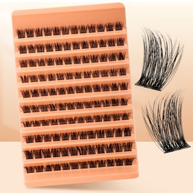 Resim Doğaüstü yapay kirpikler Noel makyajı 120 büyük hacimli C hacimli kalın doğal sahte kirpikler 10-16mm acemi hafif makyaj 