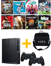 Resim Sony Playstation 3 Slim 500 GB İkinci El + 2 Joistick + Çanta + Oyun 